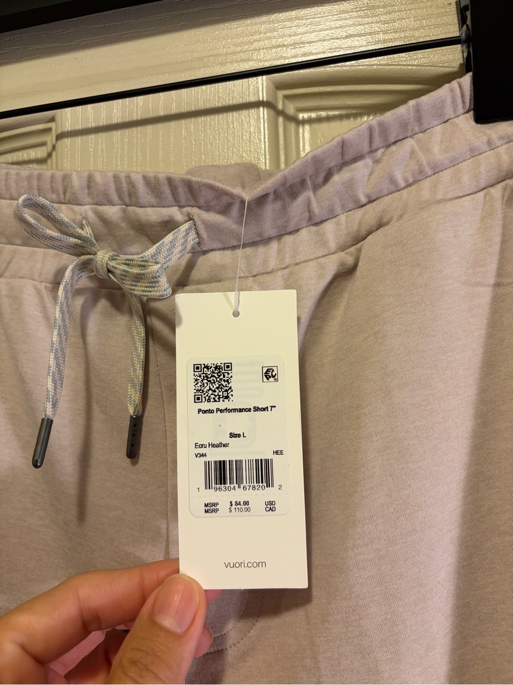 Vuori Men’s “Ponto” Performance Short 7” Inseam Linerless (L) *BESTSELLER* - Picture 8 of 9